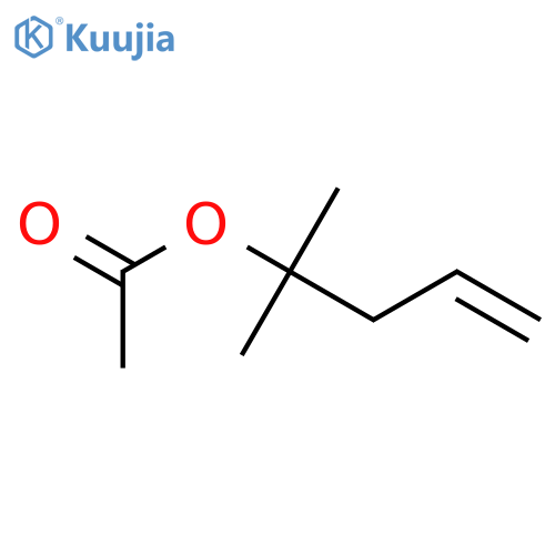 4-Penten-2-ol,2-methyl-, 2-acetate structure