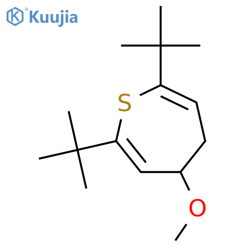 Thiepin, 2,7-bis(1,1-dimethylethyl)-4,5-dihydro-4-methoxy- structure