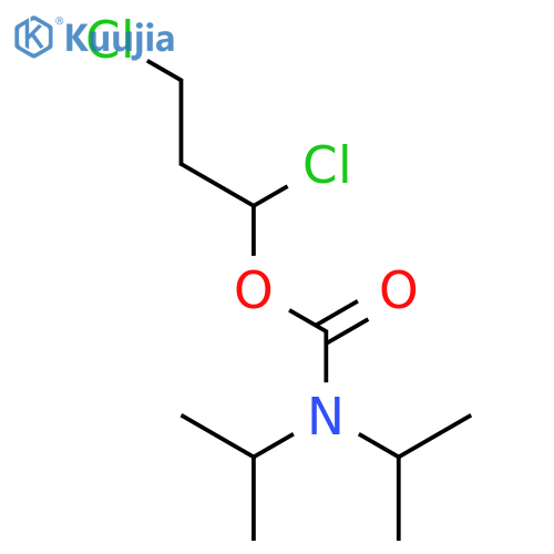 Carbamic acid, bis(1-methylethyl)-, 1,3-dichloropropyl ester structure