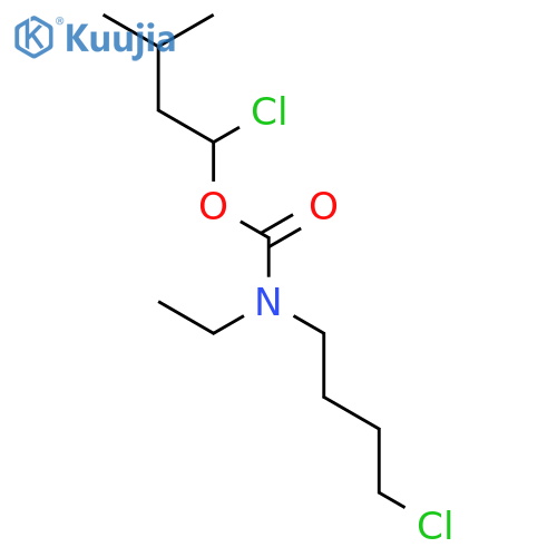 Carbamic acid, (4-chlorobutyl)ethyl-, 1-chloro-3-methylbutyl ester structure