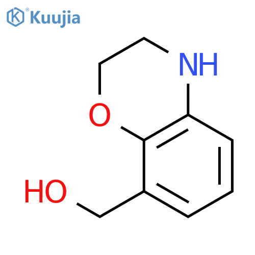 (3,4-dihydro-2H-1,4-benzoxazin-8-yl)methanol structure