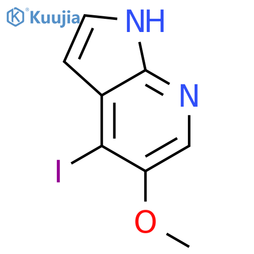 4-iodo-5-methoxy-1H-pyrrolo[2,3-b]pyridine structure