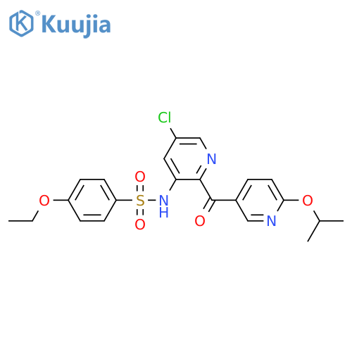 Benzenesulfonamide,N-[5-chloro-2-[[6-(1-methylethoxy)-3-pyridinyl]carbonyl]-3-pyridinyl]-4-ethoxy- structure