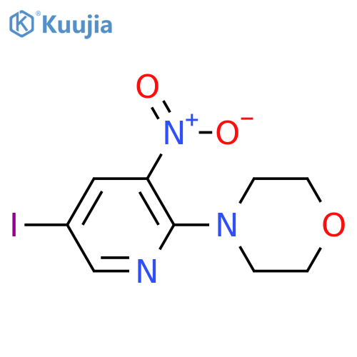Morpholine, 4-(5-iodo-3-nitro-2-pyridinyl)- structure