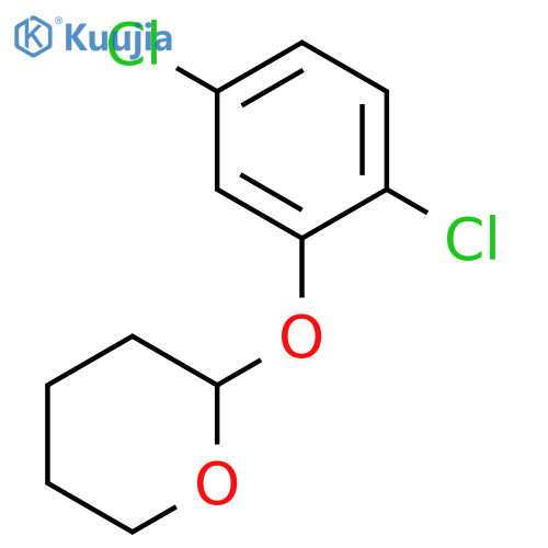 2-(2,5-Dichlorophenoxy)oxane structure