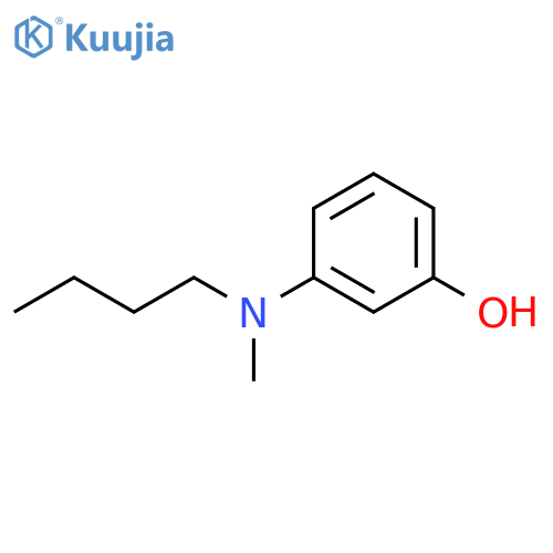 Phenol, 3-(butylmethylamino)- structure