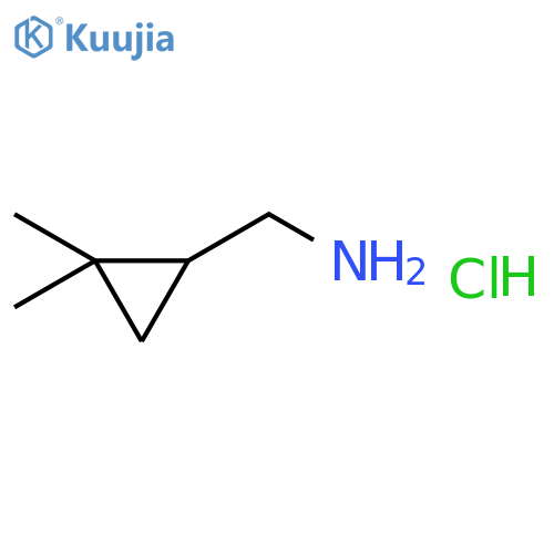 (2,2-dimethylcyclopropyl)methanamine hydrochloride structure