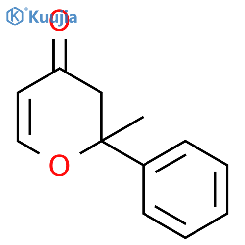 4H-Pyran-4-one, 2,3-dihydro-2-methyl-2-phenyl- structure