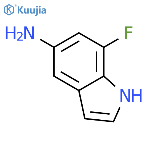 7-fluoro-1H-Indol-5-amine structure