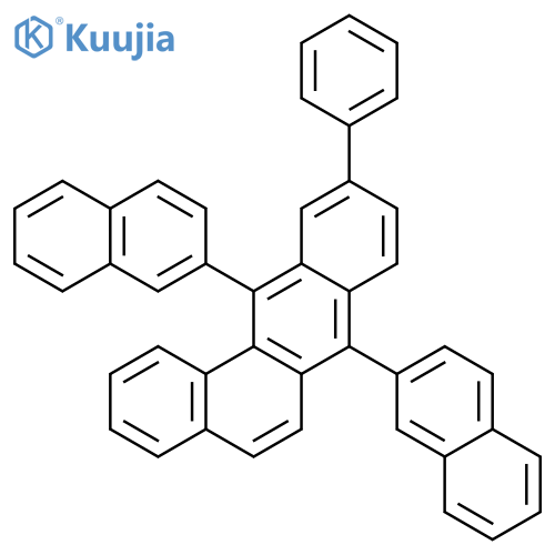 Benz[a]anthracene, 7,12-di-2-naphthalenyl-10-phenyl- structure