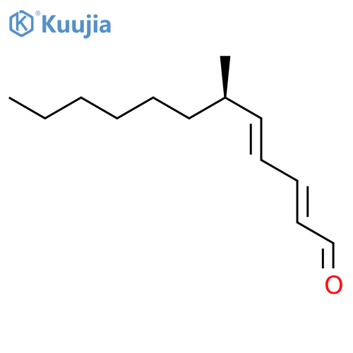 2,4-Dodecadienal, 6-methyl-, (2E,4E,6R)- structure