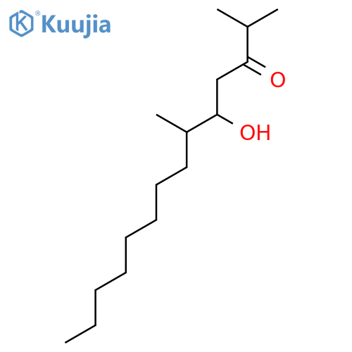 3-Tetradecanone, 5-hydroxy-2,6-dimethyl- structure