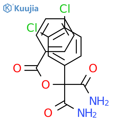Propanediamide, 2-(benzoyloxy)-2-(3,4-dichlorophenyl)- structure