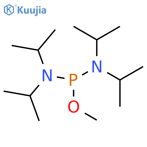Phosphorodiamidousacid, N,N,N',N'-tetrakis(1-methylethyl)-, methyl ester structure