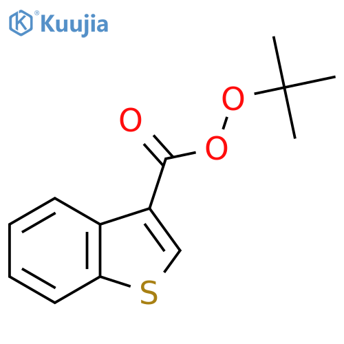 Benzo[b]thiophene-3-carboperoxoic acid, 1,1-dimethylethyl ester structure