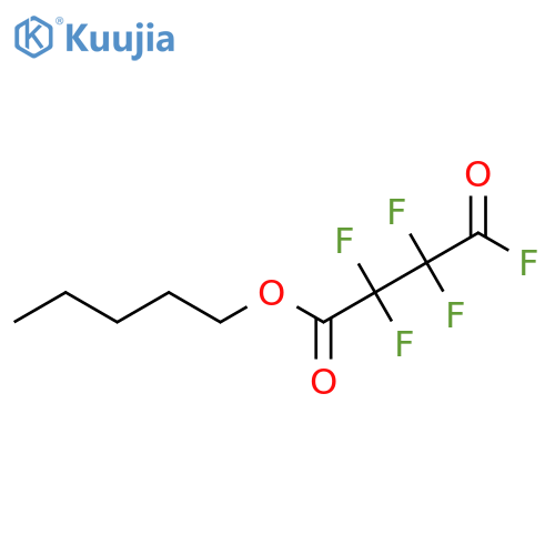 Butanoic acid, 2,2,3,3,4-pentafluoro-4-oxo-, pentyl ester structure