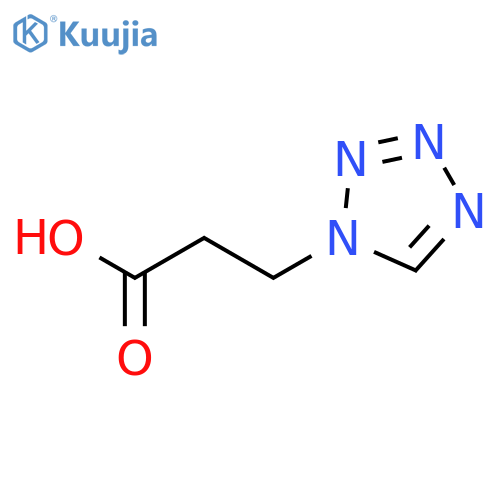 3-(1H-Tetrazol-1-yl)propanoic acid structure