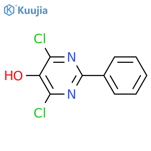 5-Pyrimidinol, 4,6-dichloro-2-phenyl- structure