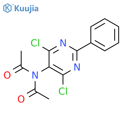 Acetamide, N-acetyl-N-(4,6-dichloro-2-phenyl-5-pyrimidinyl)- structure