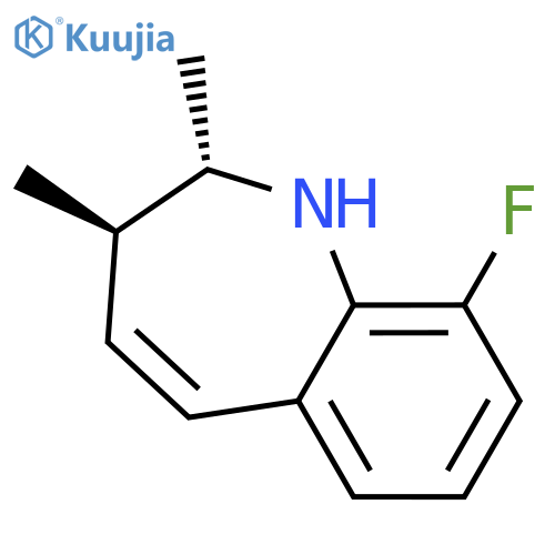 1H-1-Benzazepine, 9-fluoro-2,3-dihydro-2,3-dimethyl-, trans- structure
