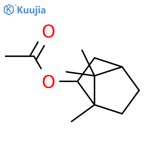Bicyclo[2.2.1]heptan-2-ol,1,7,7-trimethyl-, 2-acetate structure