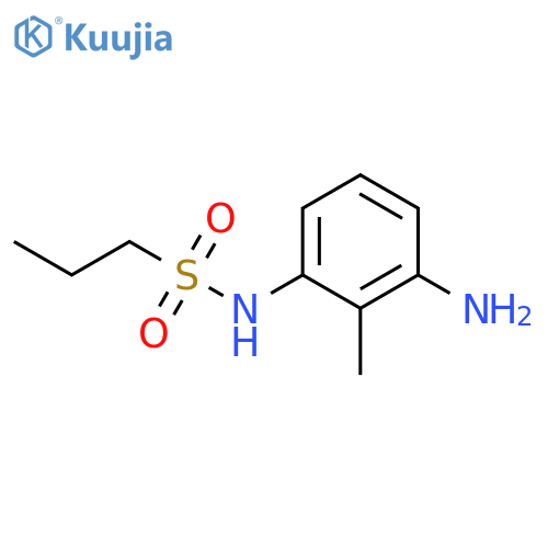 N-(3-amino-2-methylphenyl)propane-1-sulfonamide structure