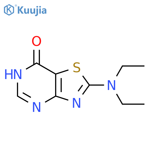 2-(diethylamino)-6H,7H-1,3thiazolo4,5-dpyrimidin-7-one structure
