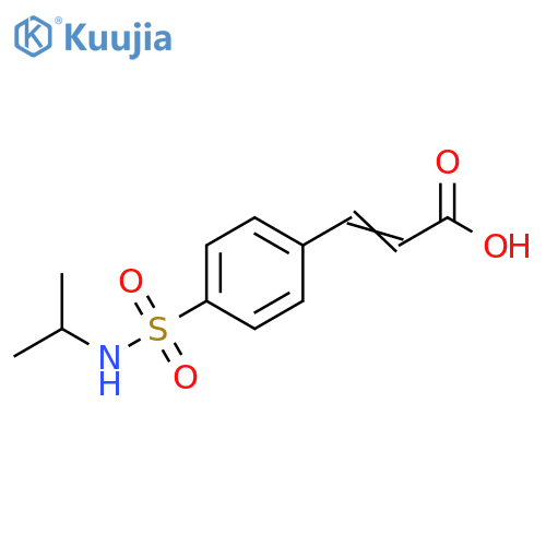 3-{4-(Propan-2-yl)sulfamoylphenyl}prop-2-enoic Acid structure