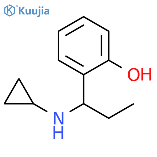 2-1-(cyclopropylamino)propylphenol structure