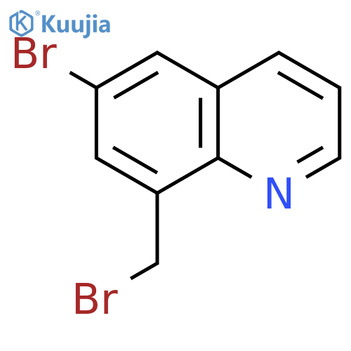 6-Bromo-8-(bromomethyl)quinoline structure