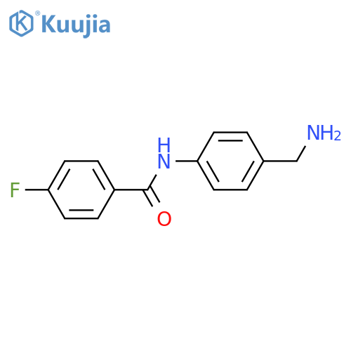 N-4-(Aminomethyl)Phenyl-4-fluorobenzamide structure