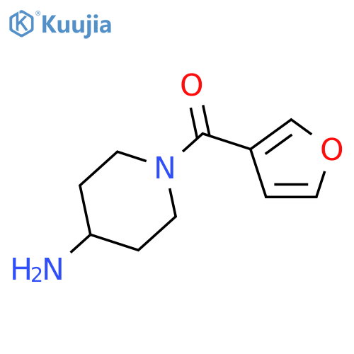 1-(furan-3-carbonyl)piperidin-4-amine structure