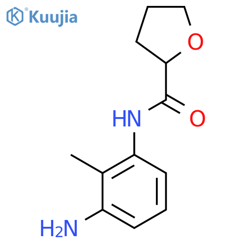 N-(3-Amino-2-methylphenyl)tetrahydro-2-furancarboxamide structure