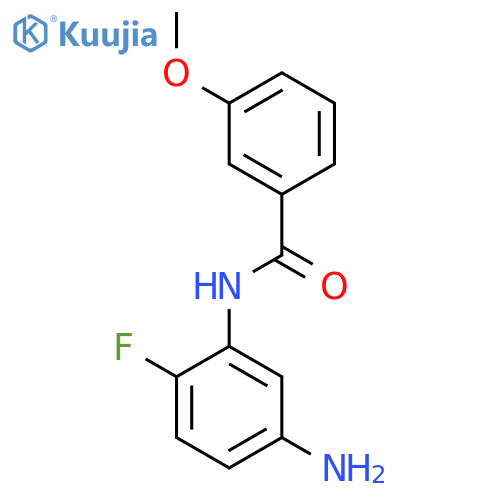 N-(5-Amino-2-fluorophenyl)-3-methoxybenzamide structure