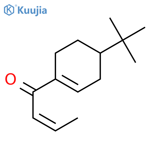 2-Buten-1-one, 1-[4-(1,1-dimethylethyl)-1-cyclohexen-1-yl]-, (Z)- structure