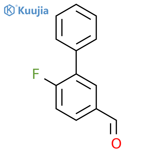 6-fluoro-[1,1'-biphenyl]-3-carbaldehyde structure