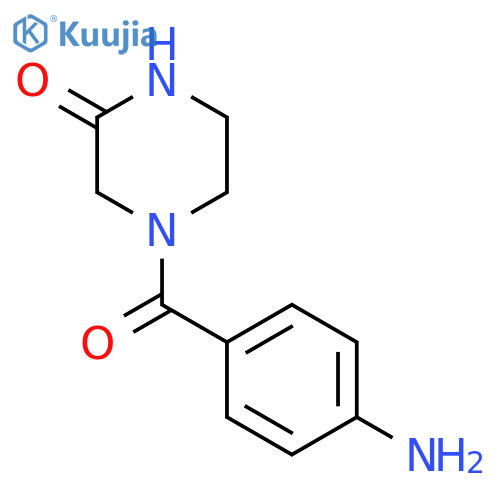 4-(4-Aminobenzoyl)piperazin-2-one structure