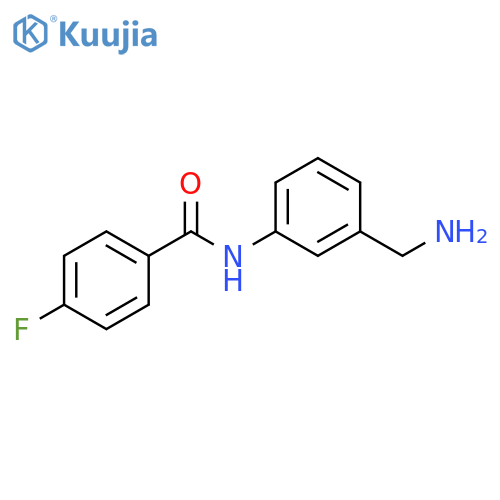 N-3-(Aminomethyl)Phenyl-4-Fluorobenzamide structure