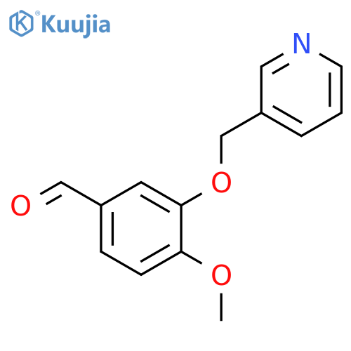 4-methoxy-3-[(pyridin-3-yl)methoxy]benzaldehyde structure