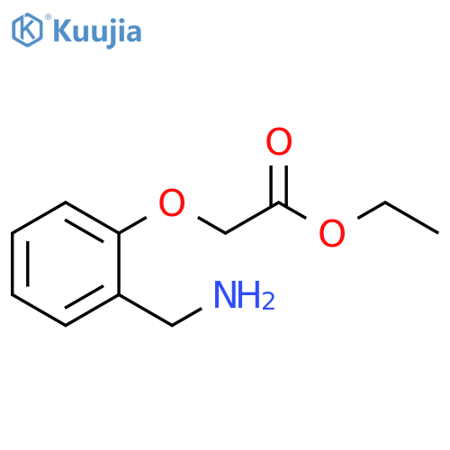 Acetic acid, 2-[2-(aminomethyl)phenoxy]-, ethyl ester structure