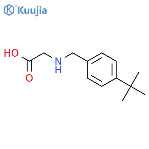 Glycine, N-[[4-(1,1-dimethylethyl)phenyl]methyl]- structure