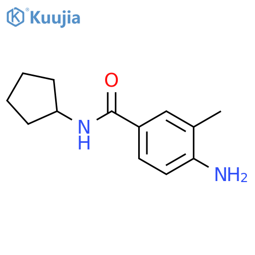 4-amino-N-cyclopentyl-3-methylbenzamide structure