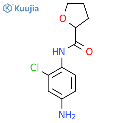 N-(4-Amino-2-chlorophenyl)tetrahydrofuran-2-carboxamide structure