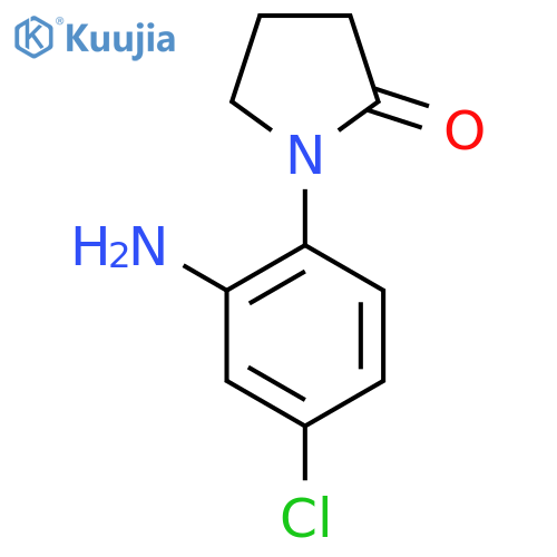 1-(2-Amino-4-chlorophenyl)pyrrolidin-2-one structure