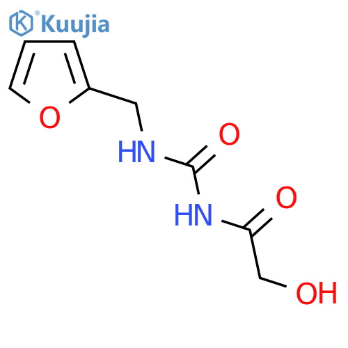 1-(Furan-2-ylmethyl)-3-(2-hydroxyacetyl)urea structure