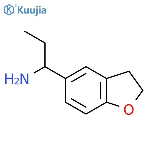 1-(2,3-Dihydro-1-benzofuran-5-YL)propan-1-amine structure