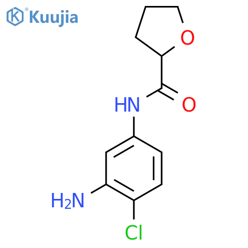 N-(3-Amino-4-chlorophenyl)tetrahydrofuran-2-carboxamide structure