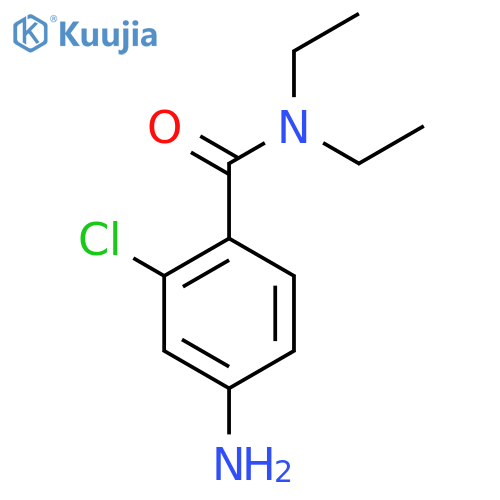 4-amino-2-chloro-N,N-diethylbenzamide structure