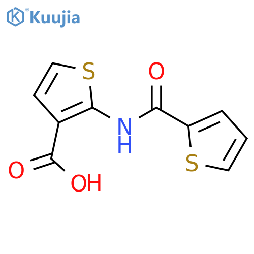 2-(thiophene-2-amido)thiophene-3-carboxylic acid structure