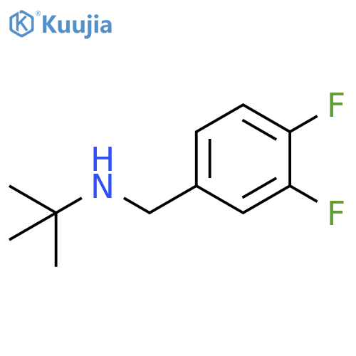 tert-butyl(3,4-difluorophenyl)methylamine structure